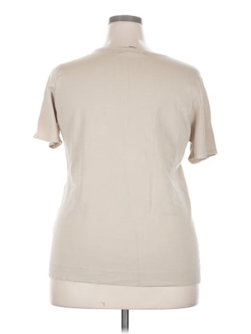 August Silk Short Sleeve Top (view 2)