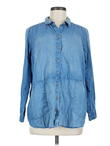 J.Jill 3/4 Sleeve Button-Down Shirt (view 1)