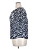 Maison d' Amelie Polka Dots Blue Short Sleeve Blouse Size 2X (estimated) - photo 5