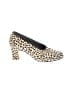 CW Animal Print Ivory Heels Size 7 1/2 - photo 1