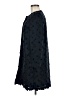 Max Mara Studio 100% Cotton Black Blue Coat Size 6 - photo 5
