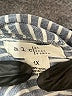 A.L.C. 100% Rayon Stripes Blue 3/4 Sleeve Button-Down Shirt Size 1X - photo 7