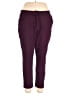 Calvin Klein Solid Burgundy Active Pants Size 14 - photo 1