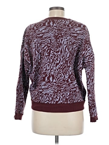 Madewell (Re)sourced Cotton Oversized Sweatshirt in Tigerized Print (view 2)