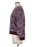 Madewell 100% Cotton Animal Print Burgundy Pullover Sweater Size M - photo 5