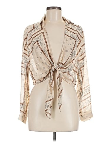 Timing 3/4 Sleeve Blouse (view 1)
