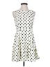 Freebird 100% Polyester Polka Dots White Cocktail Dress Size M - photo 1