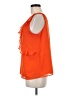 Halogen 100% Polyester Orange Sleeveless Blouse Size M - photo 5