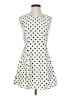 Freebird 100% Polyester Polka Dots White Cocktail Dress Size M - photo 1