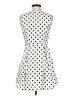 Freebird 100% Polyester Polka Dots White Cocktail Dress Size M - photo 2