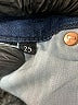 7 For All Mankind Chevron-herringbone Blue Jeans Size 25 waist - photo 8