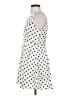 Freebird 100% Polyester Polka Dots White Cocktail Dress Size M - photo 5