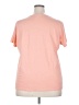 Basic Editions 100% Cotton Pink Short Sleeve Henley Size 2X - photo 2