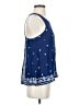 Miami Blue Sleeveless Blouse Size S - photo 4