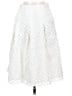 J. McLaughlin 100% Cotton White Formal Skirt Size 2 - photo 1