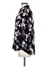BCX 100% Polyester Floral Black 3/4 Sleeve Blouse Size M - photo 5