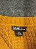 Love Orange Pullover Sweater Size M - photo 7