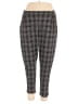 Elle Plaid Black Casual Pants Size XL - photo 1