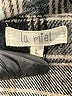 La Miel 100% Polyester Plaid Ivory Jacket Size L - photo 6