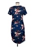 Nine Britton Floral Blue Casual Dress Size M - photo 2