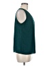 Nine West 100% Polyester Teal Sleeveless Top Size M - photo 4