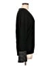 Equipment 100% Wool Polka Dots Black Wool Pullover Sweater Size L - photo 4