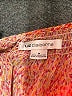 Liz Claiborne 100% Polyester Orange 3/4 Sleeve Blouse Size M - photo 7