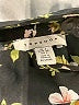 Topshop 100% Polyester Floral Black Long Sleeve Blouse Size 2 - photo 7