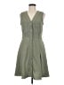 DKNY 100% Polyester Green Casual Dress Size 8 - photo 1