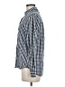 Prince & Fox 100% Cotton Checkered-gingham Blue Long Sleeve Button-Down Shirt Size M - photo 5