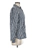 Prince & Fox 100% Cotton Checkered-gingham Blue Long Sleeve Button-Down Shirt Size M - photo 4