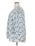 Rose + Olive 100% Polyester Blue 3/4 Sleeve Blouse Size 2X - photo 5