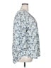 Rose + Olive 100% Polyester Blue 3/4 Sleeve Blouse Size 2X - photo 4
