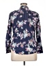 Weatherproof 100% Rayon Floral Blue 3/4 Sleeve Blouse Size XL - photo 2