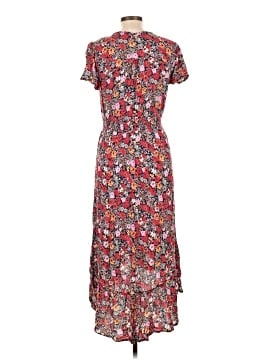 maxi knox rose dresses Knox Rose Floral Mixed Print Short Sleeve Maxi Dress- Size L