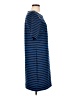 Apt. 9 Stripes Blue Casual Dress Size L - photo 4