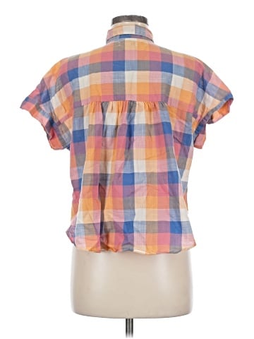 Madewell Hilltop Shirt in Rainbow Check (view 2)