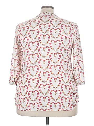 Rose + Olive 3/4 Sleeve Blouse (view 2)