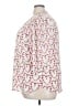 Rose + Olive 100% Polyester Hearts White 3/4 Sleeve Blouse Size 2X - photo 5