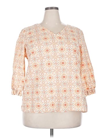 Croft & Barrow 3/4 Sleeve Blouse (view 1)