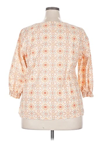 Croft & Barrow 3/4 Sleeve Blouse (view 2)