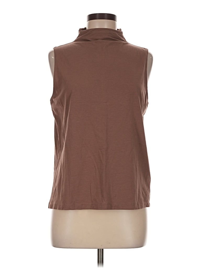 Pre-owned Athleta Sleeveless T-shirt In Brown