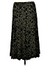 Chico's Paisley Black Casual Skirt Size Med (1) - photo 2