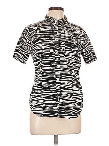 MICHAEL Michael Kors Short Sleeve Blouse (view 1)