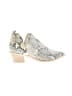 Dolce Vita 100% Leather Animal Print Ivory Ankle Boots Size 7 1/2 - photo 1