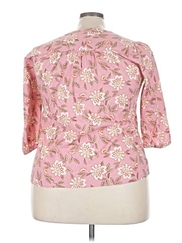 Croft & Barrow 3/4 Sleeve Blouse (view 2)
