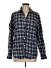 Grayson 100% Cotton Plaid Blue Long Sleeve Button-Down Shirt Size Med (3) - photo 1