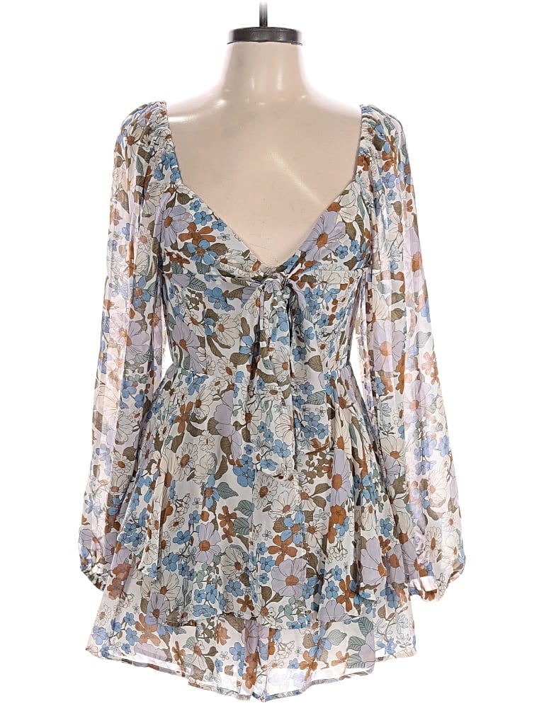 Pre-owned Hyfve Romper In Blue