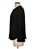 J.Crew 100% Silk Black Long Sleeve Silk Top Size 4 - photo 5
