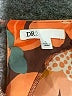 DR2 100% Polyester Orange Short Sleeve Blouse Size L - photo 7